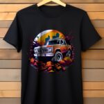 Desert Explorer Retro Truck T-Shirt – Custom Car Graphic Tee Pakistan