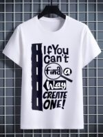 Create Your Way Motivational T-Shirt – Custom Typography Tee Pakistan