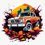 Desert Explorer Retro Truck T-Shirt – Custom Car Graphic Tee Pakistan - Image 2