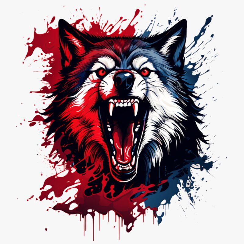 Wolf Spirit Graphic T-Shirt: Custom printed T Shirts for men in Pakistan