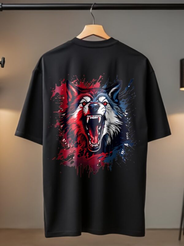 Wolf Spirit Graphic T-Shirt: Custom printed T Shirts for men in Pakistan