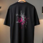 "Quwa" Strength Abstract Arabic Calligraphy Back-Print Tee