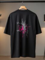 "Quwa" Strength Abstract Arabic Calligraphy Back-Print Tee