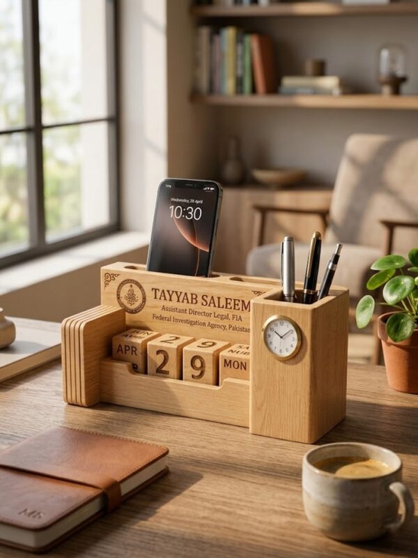 Custom Engraved Large Calendar