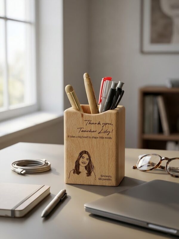 Custom Printed Wooden Jar
