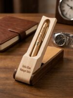 Custom Wooden Pen Printing with Box - Image 2