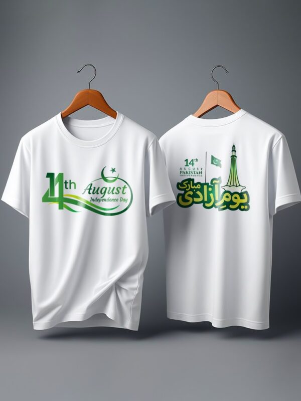 Pakistan 14 August Celebration Printed Shirt for Men, Women & Kids