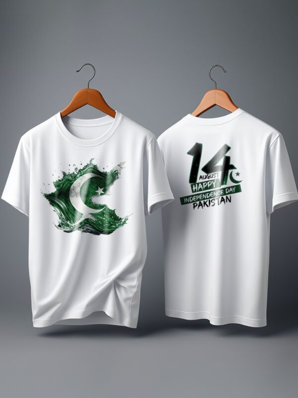 Pakistan 14 August Celebration Printed Shirt for Men, Women & Kids