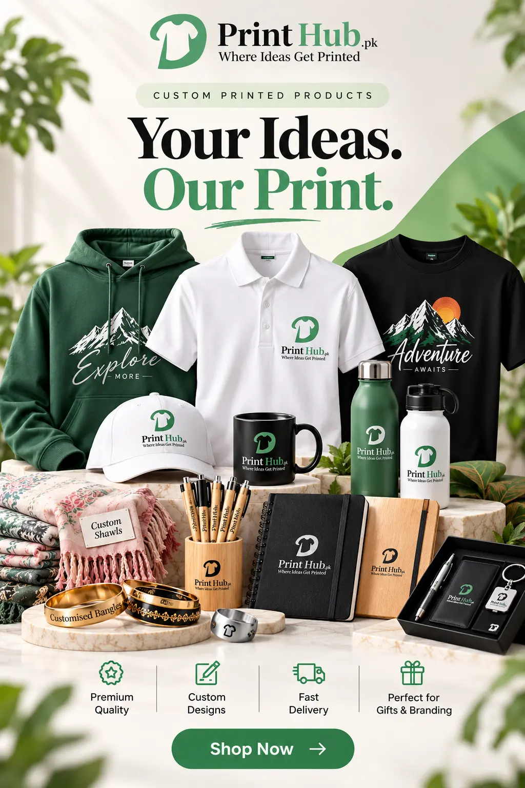 Print Hub custom creations - printed T-shirts, mugs and gifts